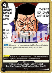 There's No Longer Any Need for the Seven Warlords of the Sea!!! [Royal Blood]