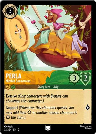 Perla - Nimble Seamstress (32/204) - Archazias Island Cold Foil