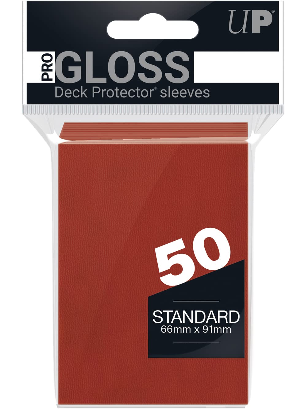 Ultra Pro: Deck Protector Sleeves - Standard Gloss (50-Count) Red