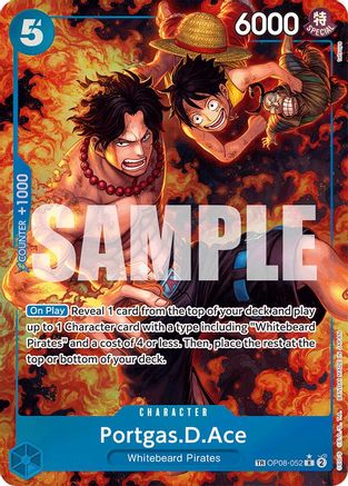 Portgas.D.Ace (TR) (OP08-052) - Royal Blood Foil
