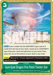 Gum-Gum Dragon Fire Pistol Twister Star (OP10-039) - Royal Blood Release Event Cards