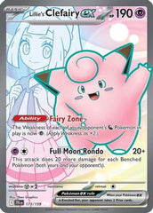 Lillie's Clefairy ex 173/159  - Holofoil SV09 Journey Together - Ultra Rare