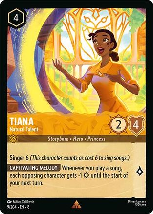Tiana - Natural Talent (9/204) - Reign of Jafar Cold Foil