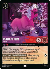 Madam Mim - Rhino (69/204) - Reign of Jafar Cold Foil