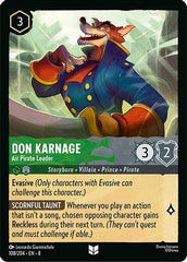 Don Karnage - Air Pirate Leader (108/204) - Reign of Jafar