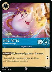 Mrs.Potts - Head Housekeeper (161/204) - Reign of Jafar Cold Foil