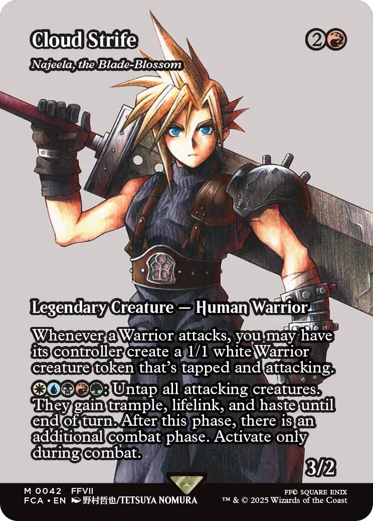 Cloud Strife - Najeela, the Blade-Blossom (Showcase)