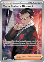 Team Rocket's Giovanni 225/182  - Holofoil SV10 Destined Rivals - Ultra Rare