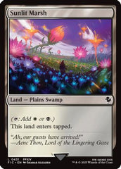 Sunlit Marsh (Surge Foil) (FIC-431) - Commander: FINAL FANTASY Foil