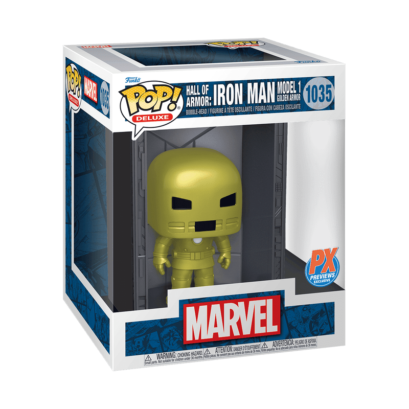 Funko Pop! Marvel - Iron Man - Hall of Armor - Model 1 - Golde Armor