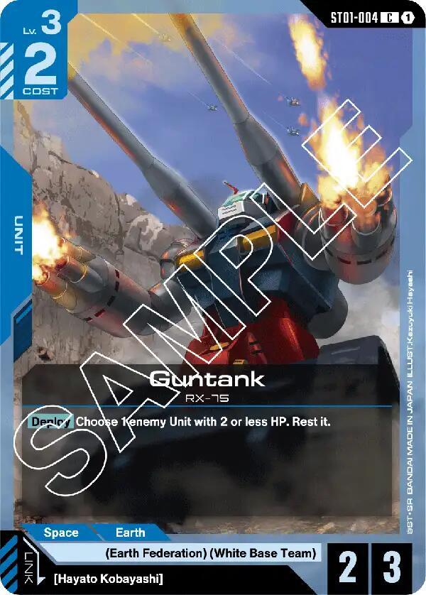 Guntank (ST01-004) - Starter Deck 01 - Heroic Beginning