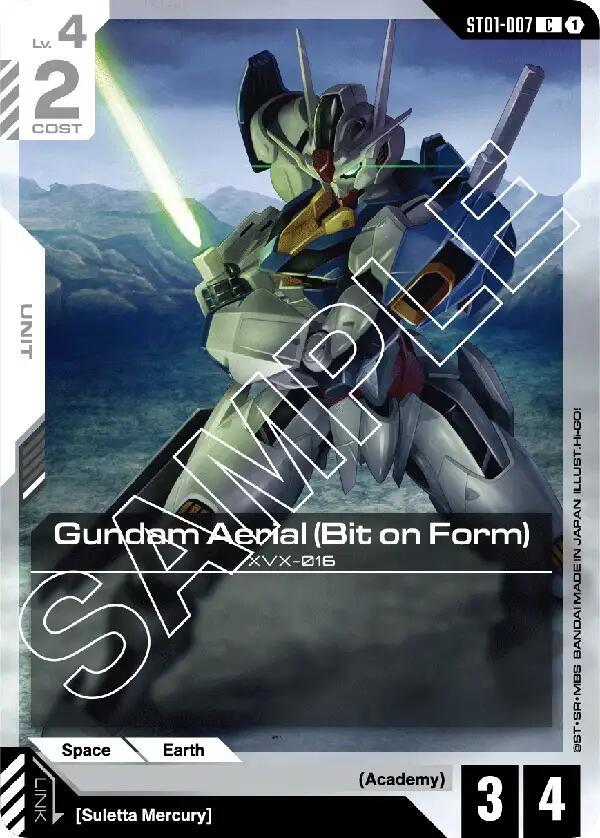 Gundam Aerial (Bit on Form) (ST01-007) - Starter Deck 01 - Heroic Beginning (Betha)