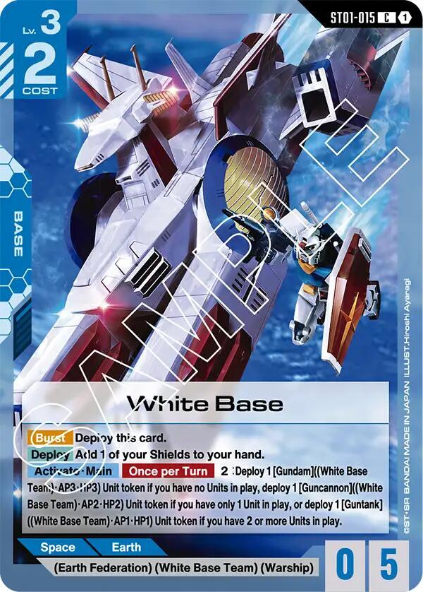 White Base (ST01-015) - Starter Deck 01 - Heroic Beginning (Behta)