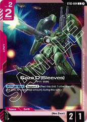 Gaza D (Sleeves) (ST03-004) - Starter Deck 03 - Zeon's Rush