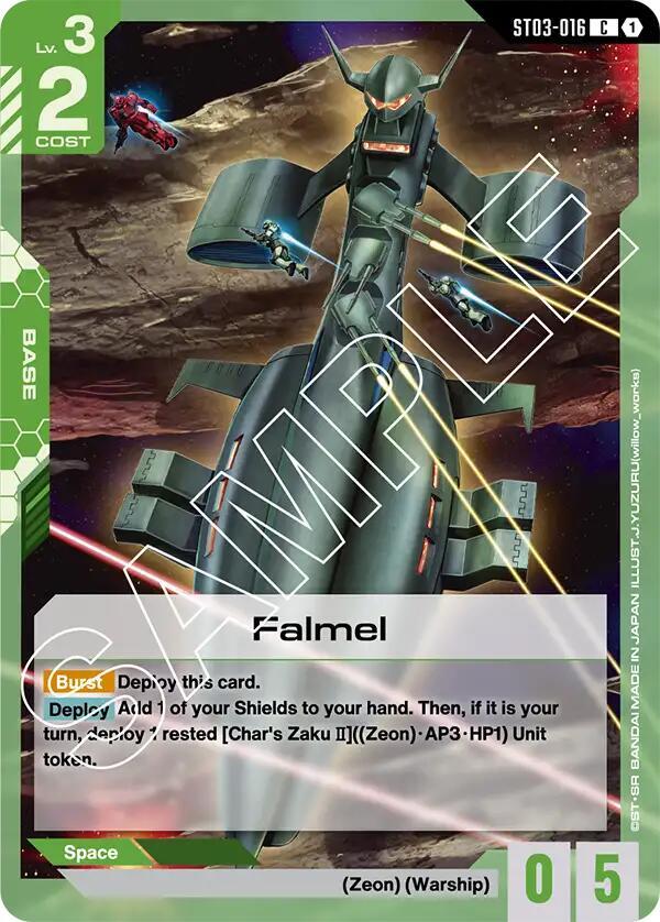 Falmel (ST03-016) - Starter Deck 03 - Zeon's Rush (Betha)