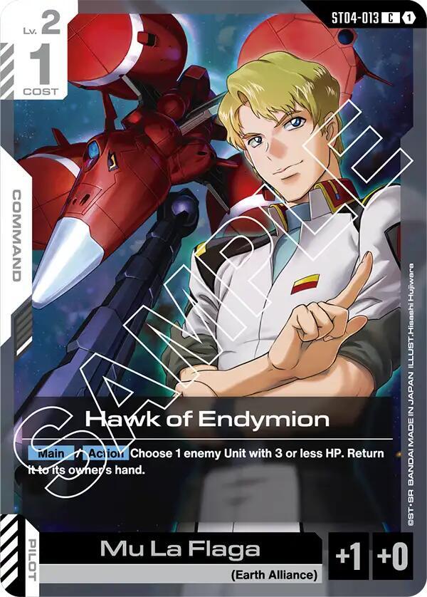 Hawk of Endymion (ST04-013) - Starter Deck 04 - SEED Strike