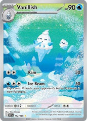 Vanillish 112/086  - Holofoil SV White Flare - Illustration Rare