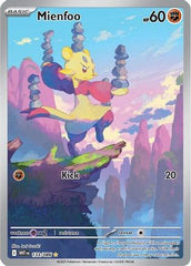 Mienfoo 133/086  - Holofoil SV White Flare - Illustration Rare