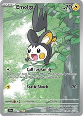 Emolga 112/086  - Holofoil SV Black Bolt - Illustration Rare