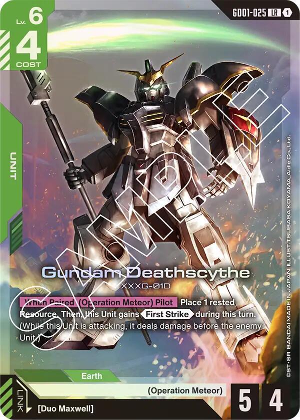 Gundam Deathscythe (GD01-025) (LR) - Newtype Rising (GD01-025)