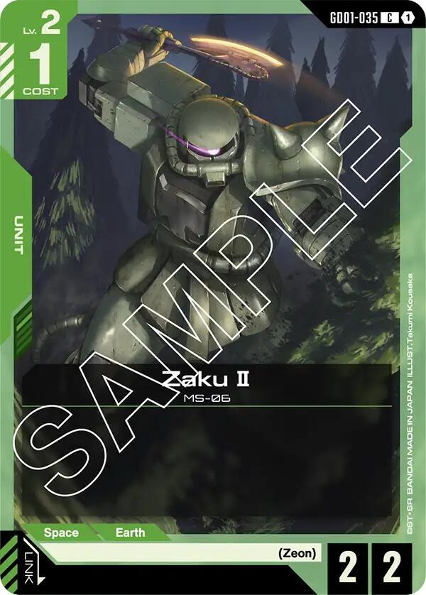 Zaku II - Newtype Rising (GD01-035)