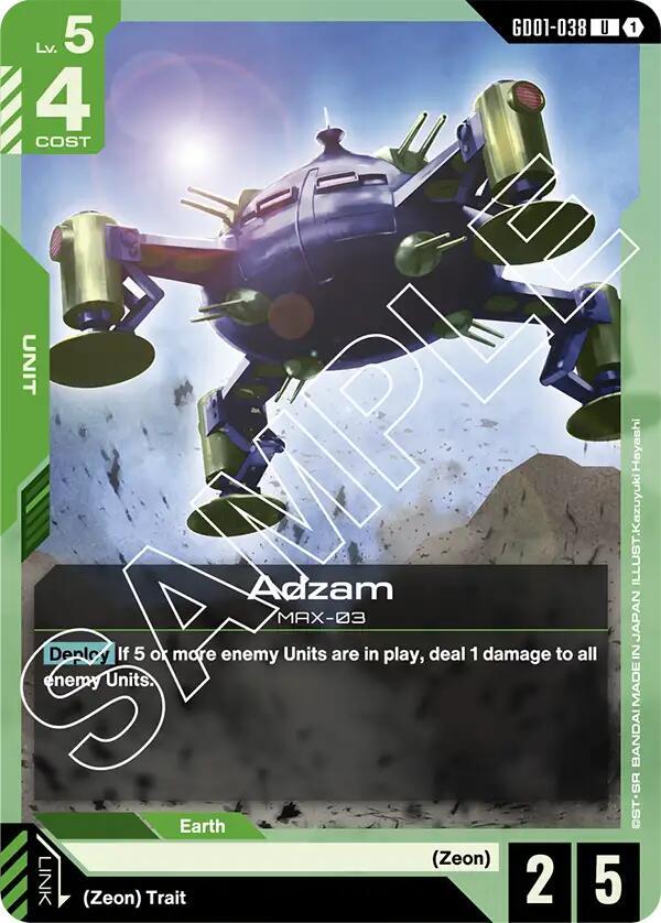 Adzam - Newtype Rising (GD01-038)