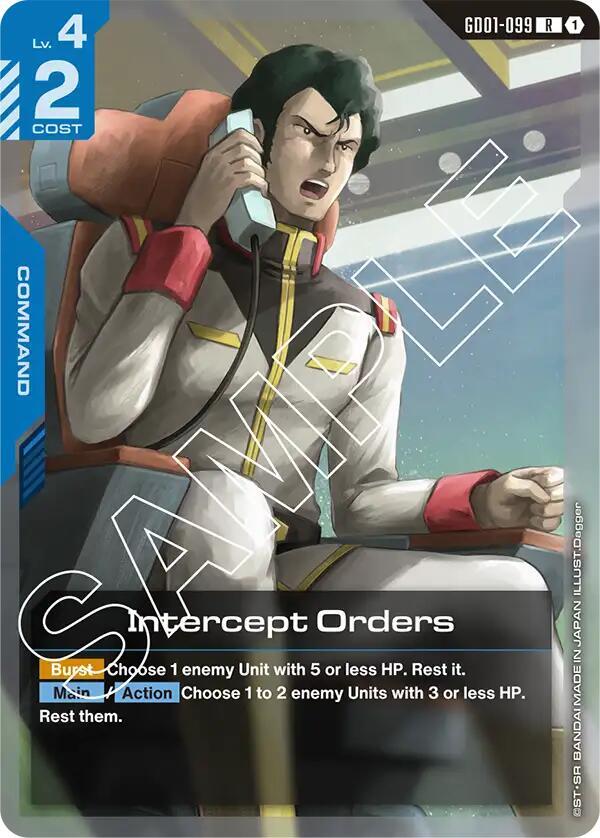 Intercept Orders - Newtype Rising (GD01-099)
