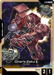 Char's Zaku II (T-006) Token - Newtype Rising (betha)