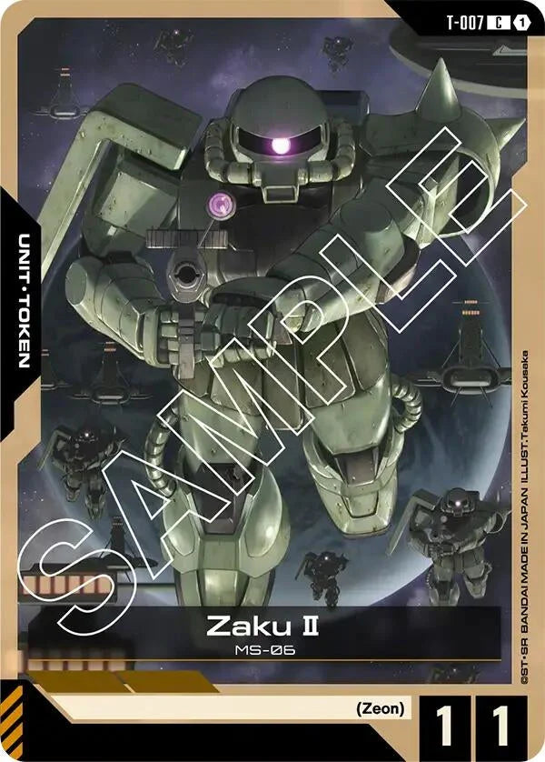 Zaku II (T-007) Token - Newtype Rising (T-007)