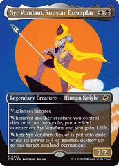 Syr Vondam, Sunstar Exemplar (Borderless) (EOE-302) - Edge of Eternities Foil