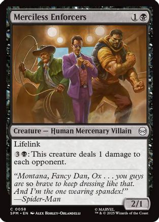 Merciless Enforcers (SPM-058) - Marvel's Spider-Man Foil