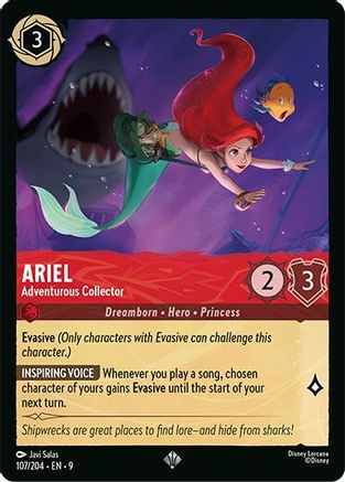 Ariel - Adventurous Collector (107/204) - Fabled