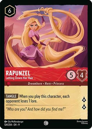 Rapunzel - Letting Down Her Hair (124/204) - Fabled Cold Foil