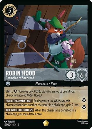 Robin Hood - Champion of Sherwood (177/204) - Fabled Cold Foil