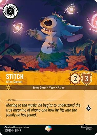 Stitch - Alien Dancer (Epic) (207/204) - Fabled Holofoil