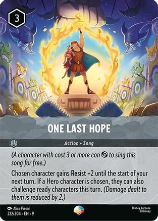 One Last Hope (Epic) (222/204) - Fabled Holofoil