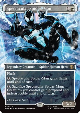 Spectacular Spider-Man (0235) (Borderless) (Textured Foil) (SPM-235) - Marvel's Spider-Man Foil