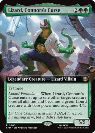 Lizard, Connors's Curse (Extended Art) (SPM-265) - Marvel's Spider-Man