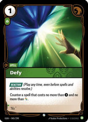Defy (045/298) - Origins Foil