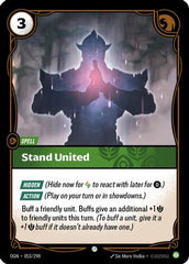 Stand United (053/298) - Origins