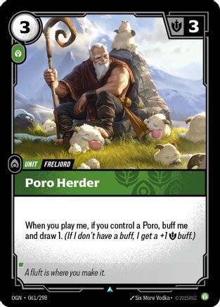 Poro Herder (061/298) - Origins