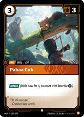 Pakaa Cub (135/298) - Origins Foil