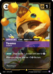 Teemo - Scout (Alternate Art) (197a/298) - Origins Foil
