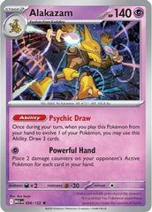 Alakazam 056/132  - Holofoil ME01 Mega Evolution - Rare