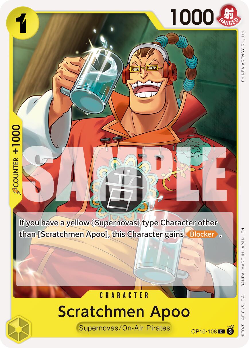 Scratchmen Apoo (OP10-108) (Reprint) [Premium Booster -The Best- Vol. 2]