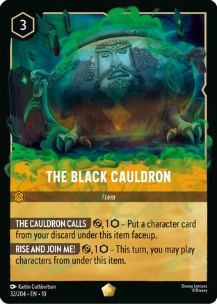 The Black Cauldron (32/204) - Whispers in the Well Cold Foil