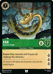 Kaa - Secretive Snake (79/204) - Whispers in the Well Cold Foil