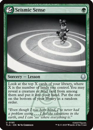 Seismic Sense (TLA-195) - Avatar: The Last Airbender