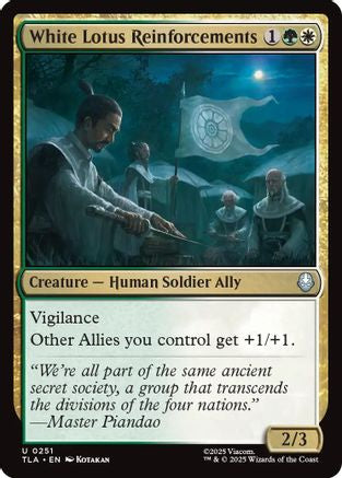 White Lotus Reinforcements (TLA-251) - Avatar: The Last Airbender Foil