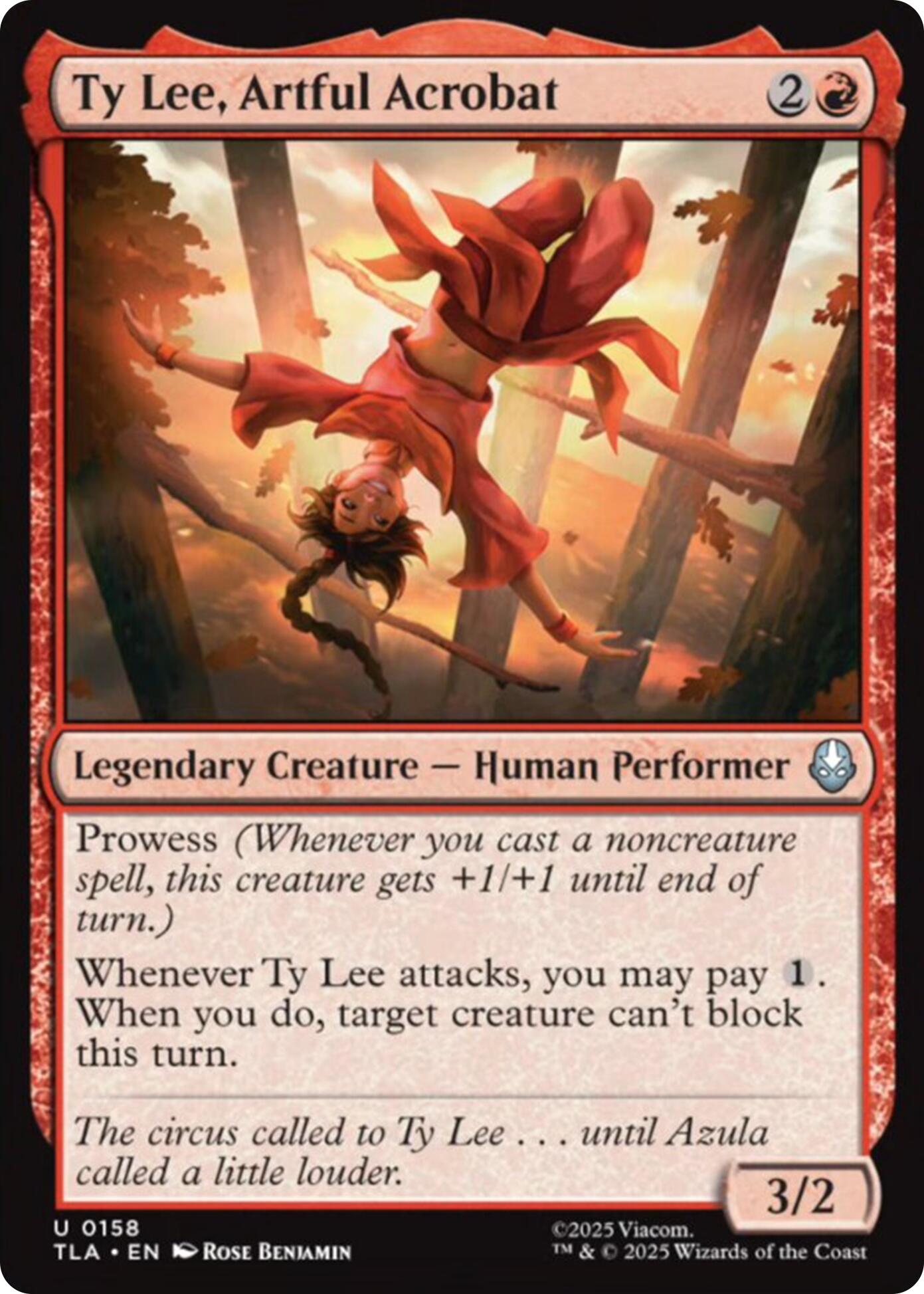 Ty Lee, Artful Acrobat